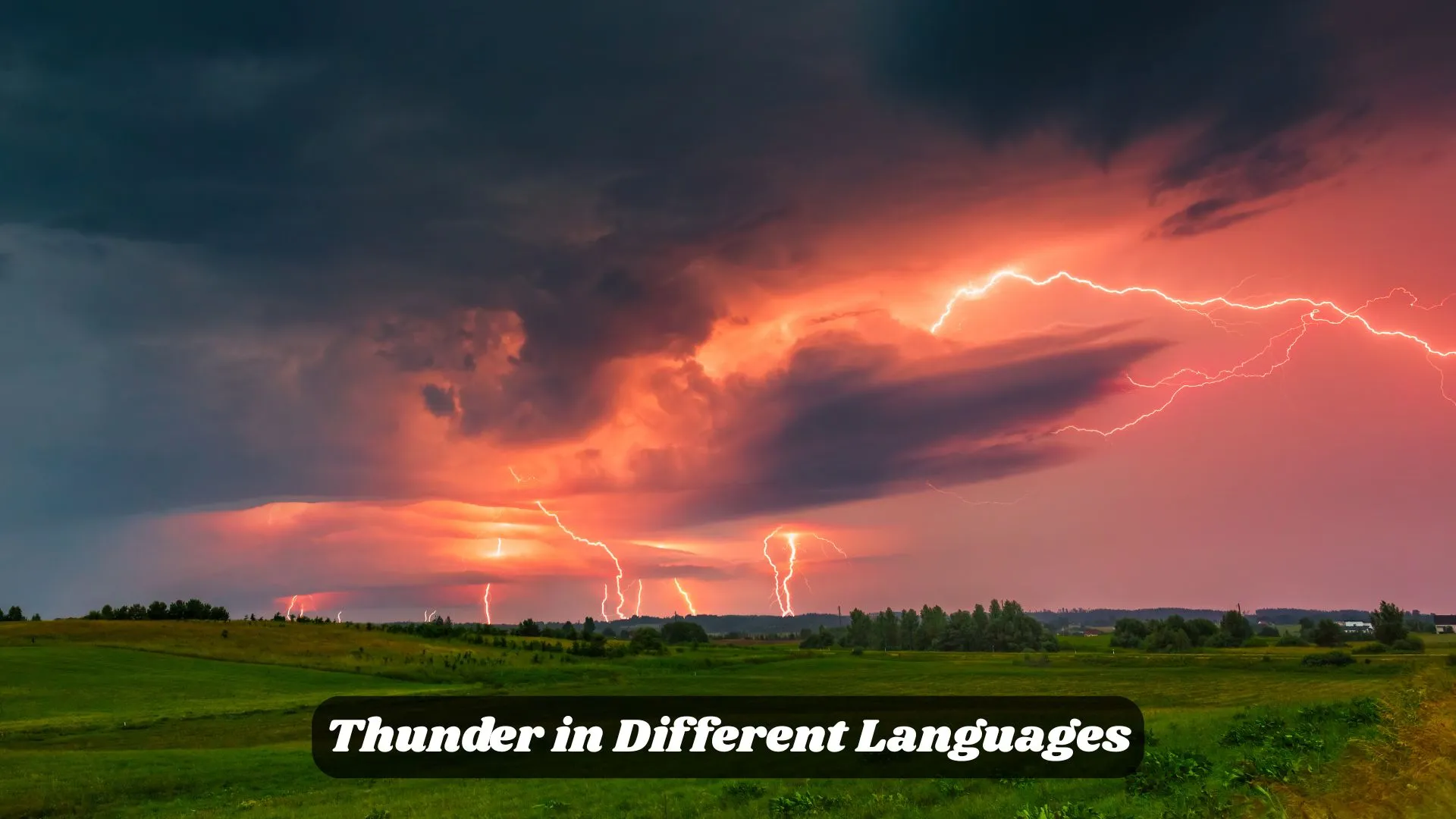 ⚡ Thunder in Different Languages | Nature’s Roar Around the World