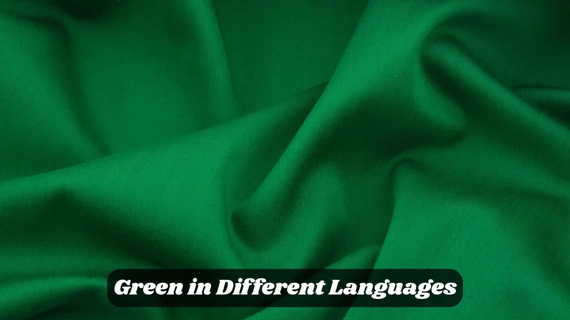 Green in Different Languages | Words for Green in 70+ Languages