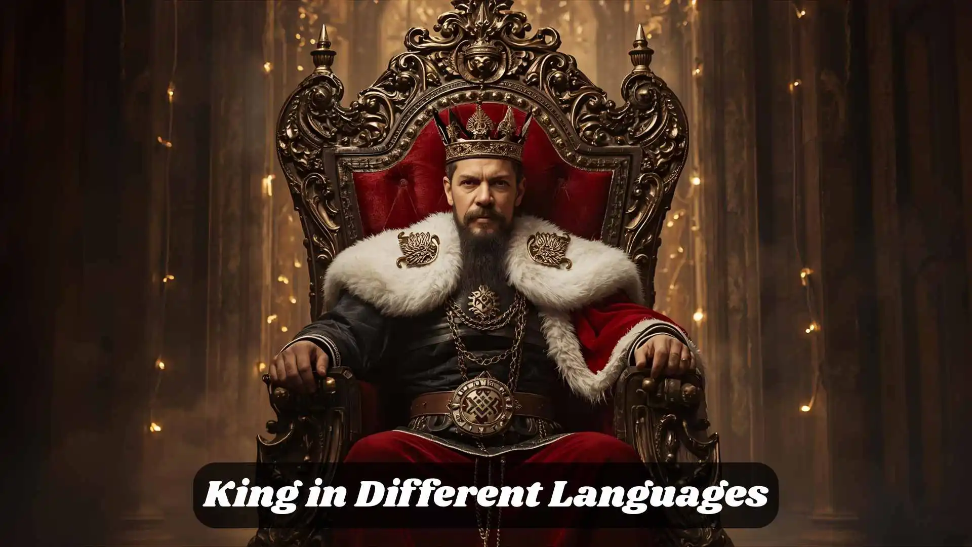 👑 King in Different Languages | A Royal Word Around the World