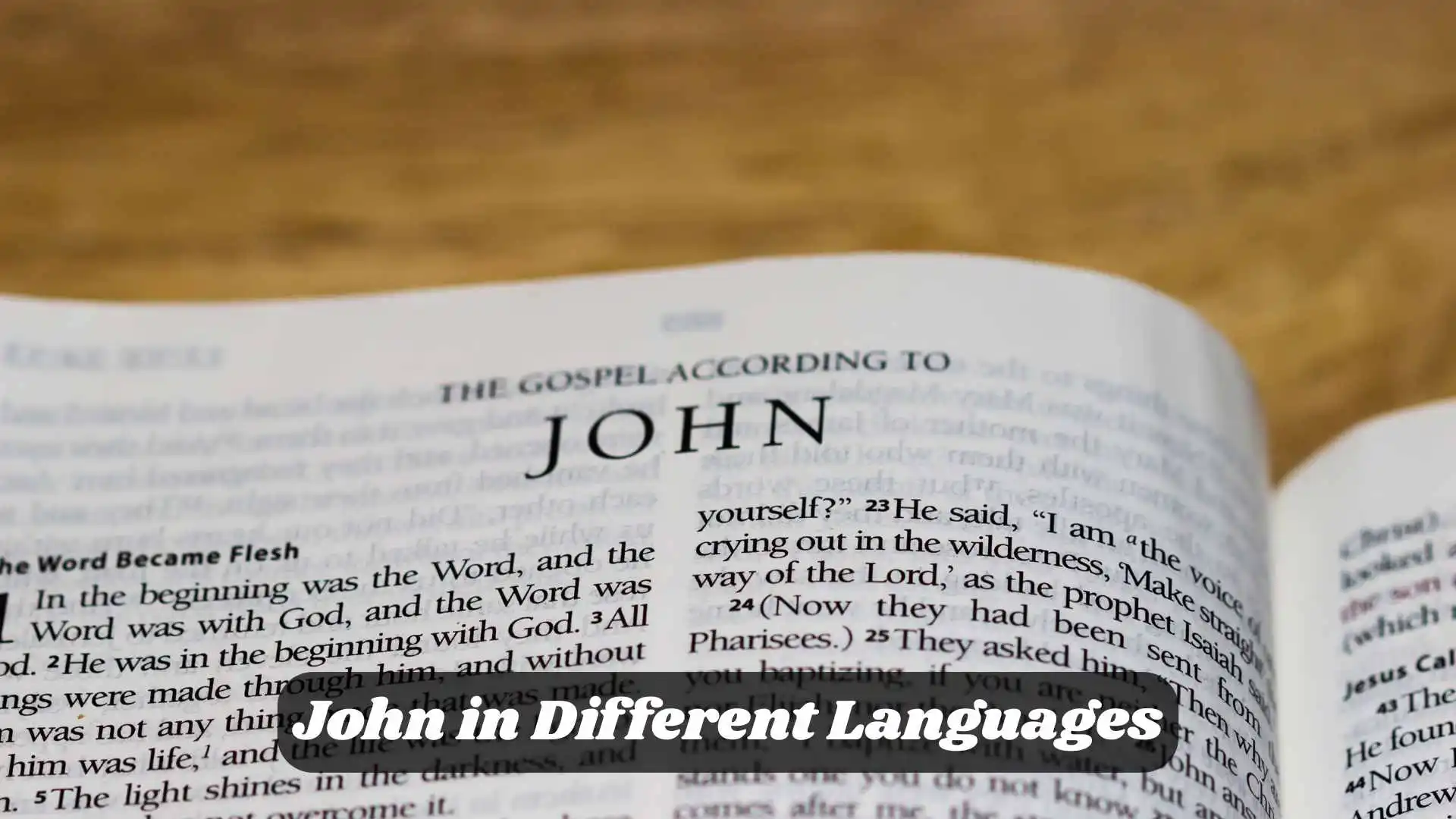 John in Different Languages