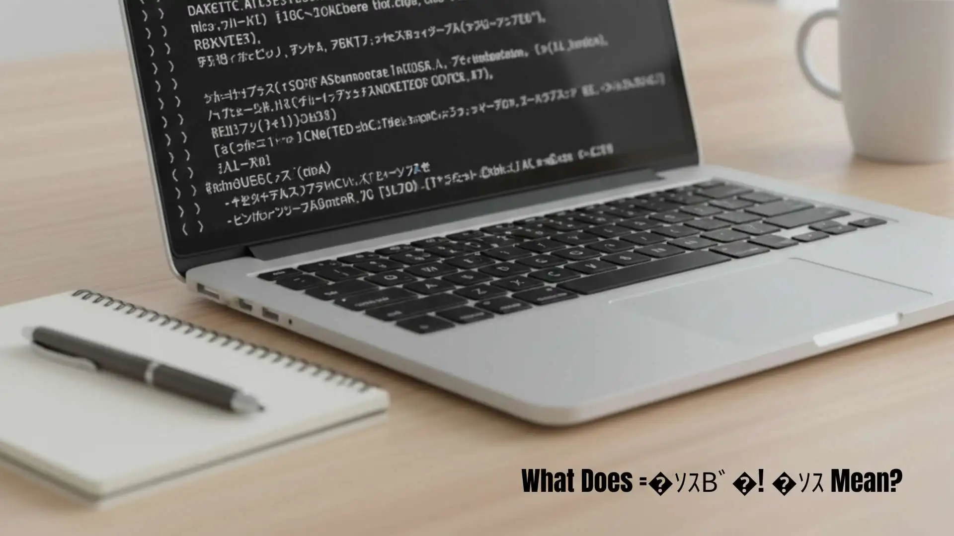 What Does =�ｿｽBﾞ�!�ｿｽ Mean | How to Decode This Glitch Symbol in 2026